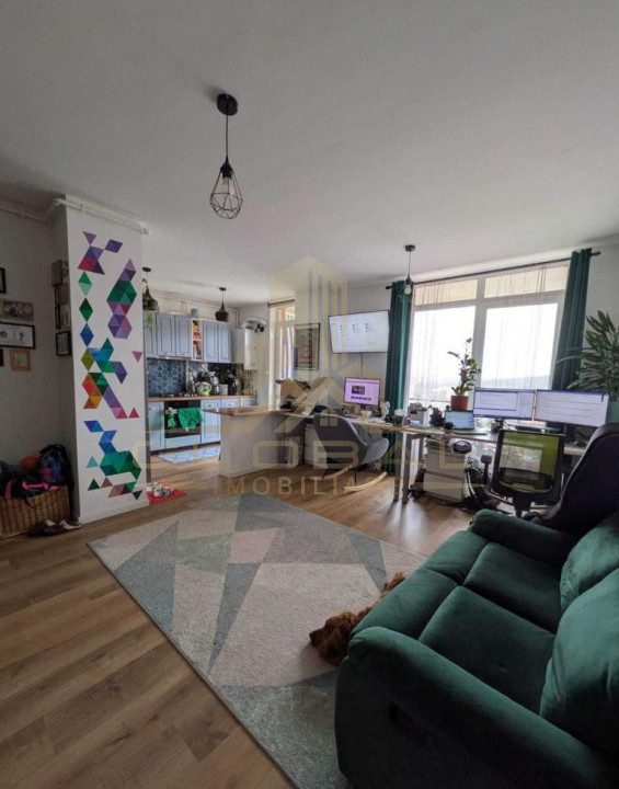 2 camere,49 mp, terasa, parcare ext., zona str. M. Antim Ivireanul, Borhanci