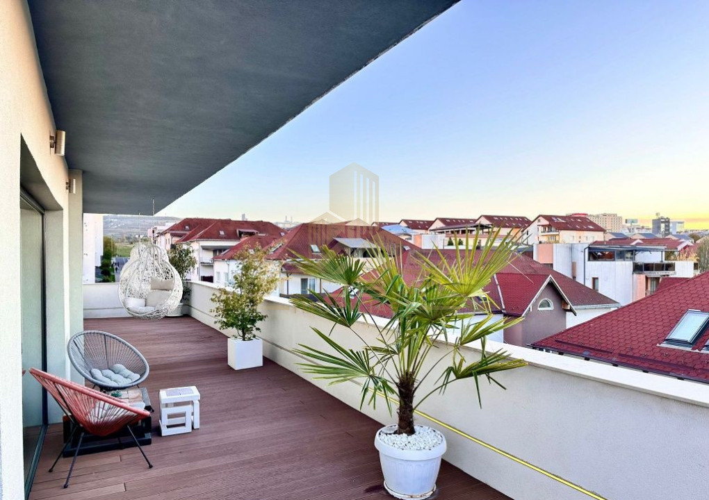 penthouse 4 camere, 180 mp, LUX, terasa 250 mp, zona str.Buna Ziua