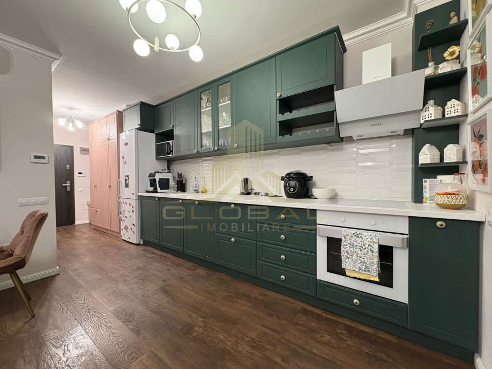 3 camere , 66 mp, parcare,  terasa, Lux, zona Elf Buna Ziua