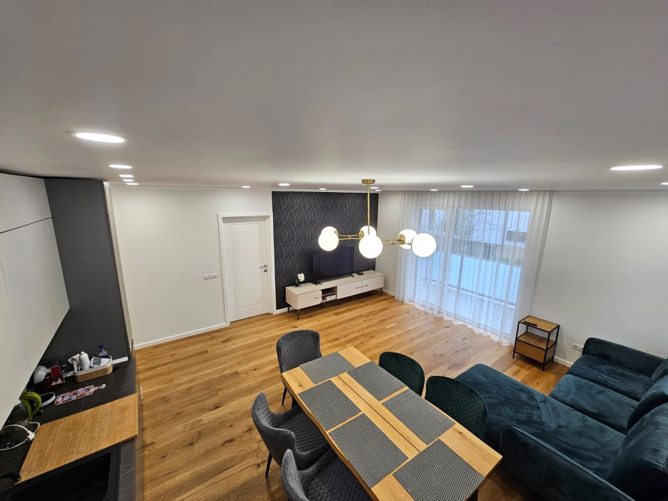 3 camere , 76 mp, 2 bai, Lux, Garaj, terasa, zona  Borhanci
