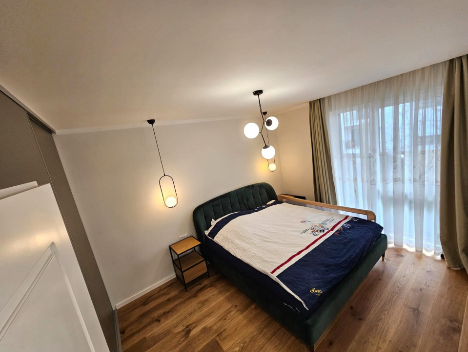 3 camere , 76 mp, 2 bai, Lux, Garaj, terasa, zona  Borhanci