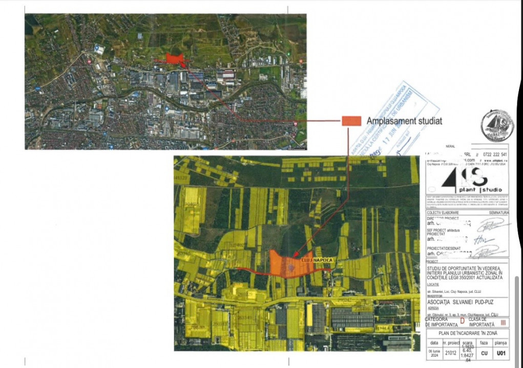 Teren intravilan Constructii, Wiew, Puz in lucru, str.Silvaniei, Iris