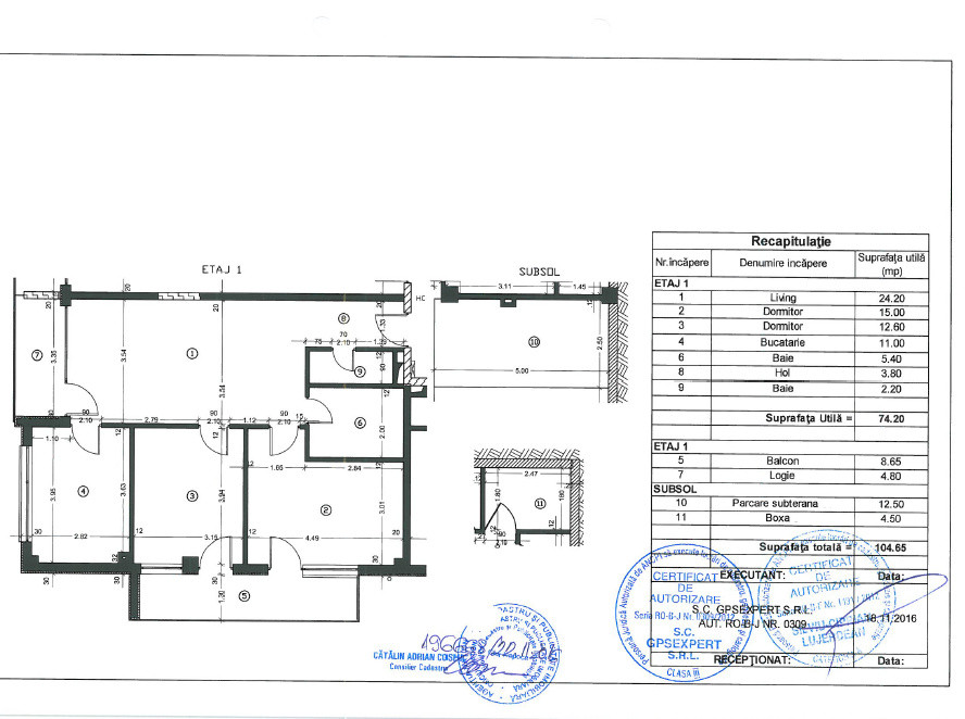 3 camere LUX, Lift, 74 mp, terasa, parcare+boxa, Buna ZIua Zona Elf