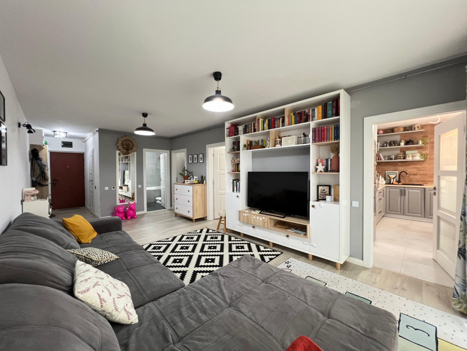 3 camere LUX, Lift, 74 mp, terasa, parcare+boxa, Buna ZIua Zona Elf