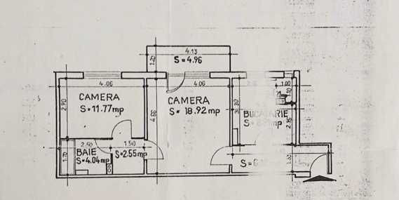 2 camere ,semidecomandat, 54 mp, garaj, zona str.venus, Gheorgheni