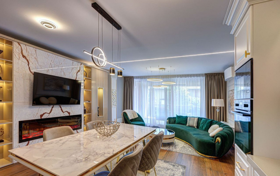 4 camere ,LUX, 115 mp, 1 parcare,3 bai, terasa, Complex Loft Buna Ziua