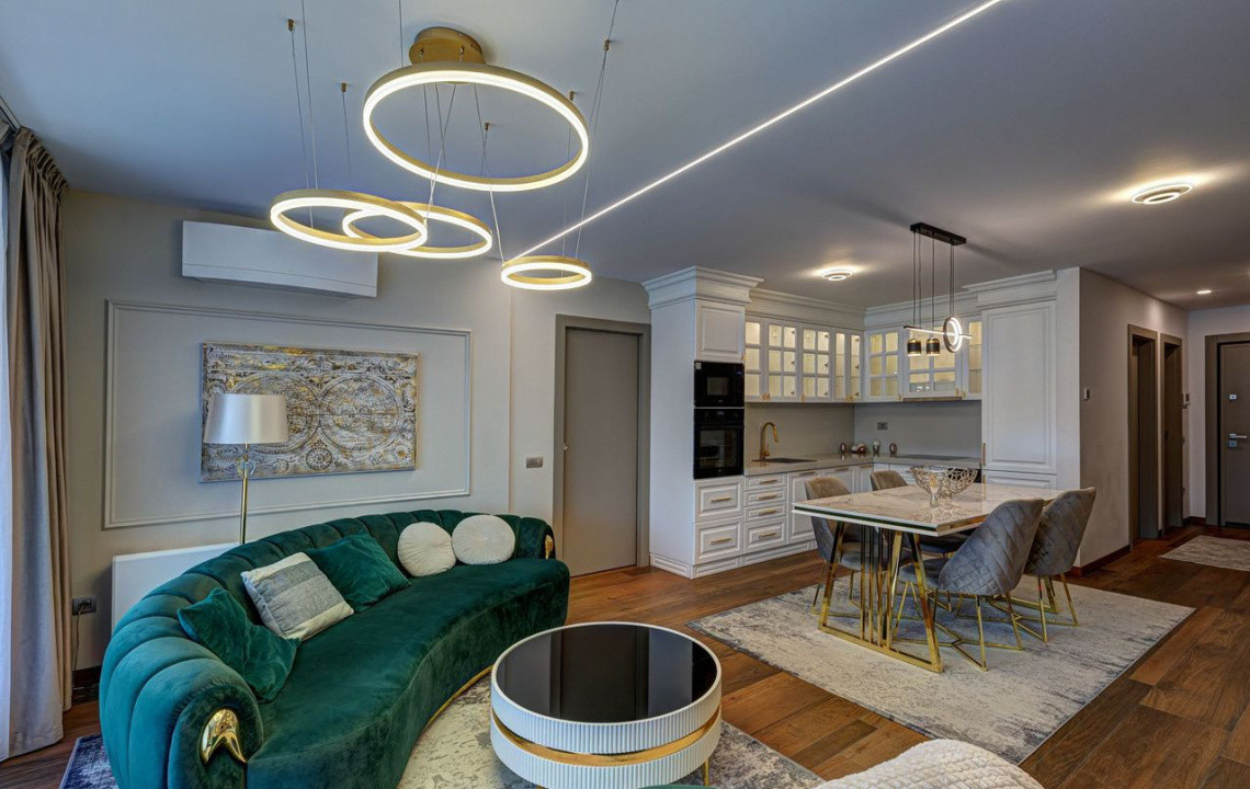 4 camere ,LUX, 115 mp, 1 parcare,3 bai, terasa, Complex Loft Buna Ziua