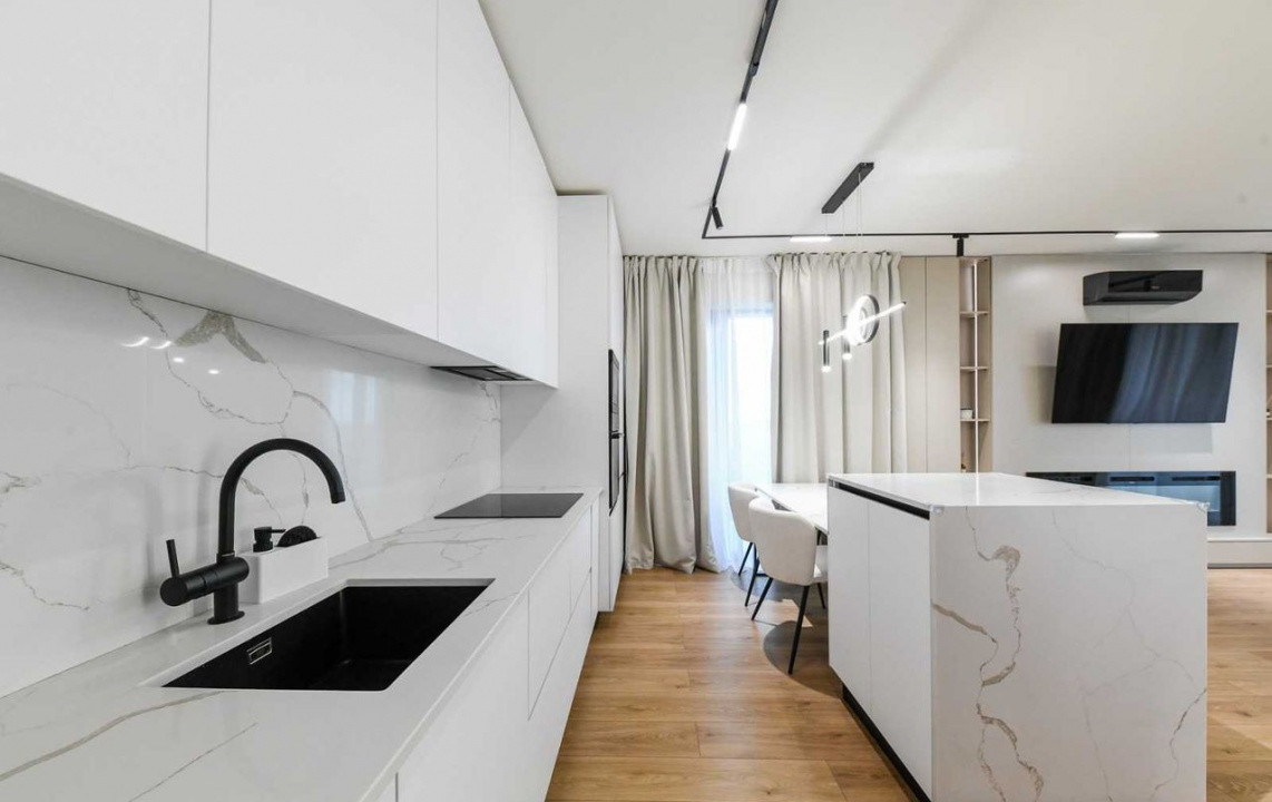 3 camere, LUX, 90 mp, 2 terase, parcare, zona str. Buna Ziua