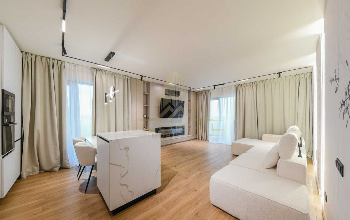 3 camere, LUX, 90 mp, 2 terase, parcare, zona str. Buna Ziua