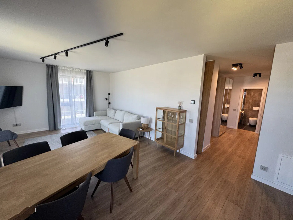 3 camere  80 mp, LUX Totul Nou, terasa, parcare, Hexagon Manastur