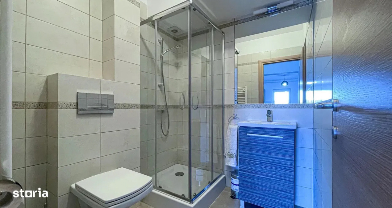 3 camere ,LUX, 85 mp,2 bai, garaj  terasa, zona Buna-Ziua