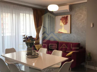 3 camere ,LUX, 85 mp,  terasa, parcare, zona str. Calea manastur, Semicentral