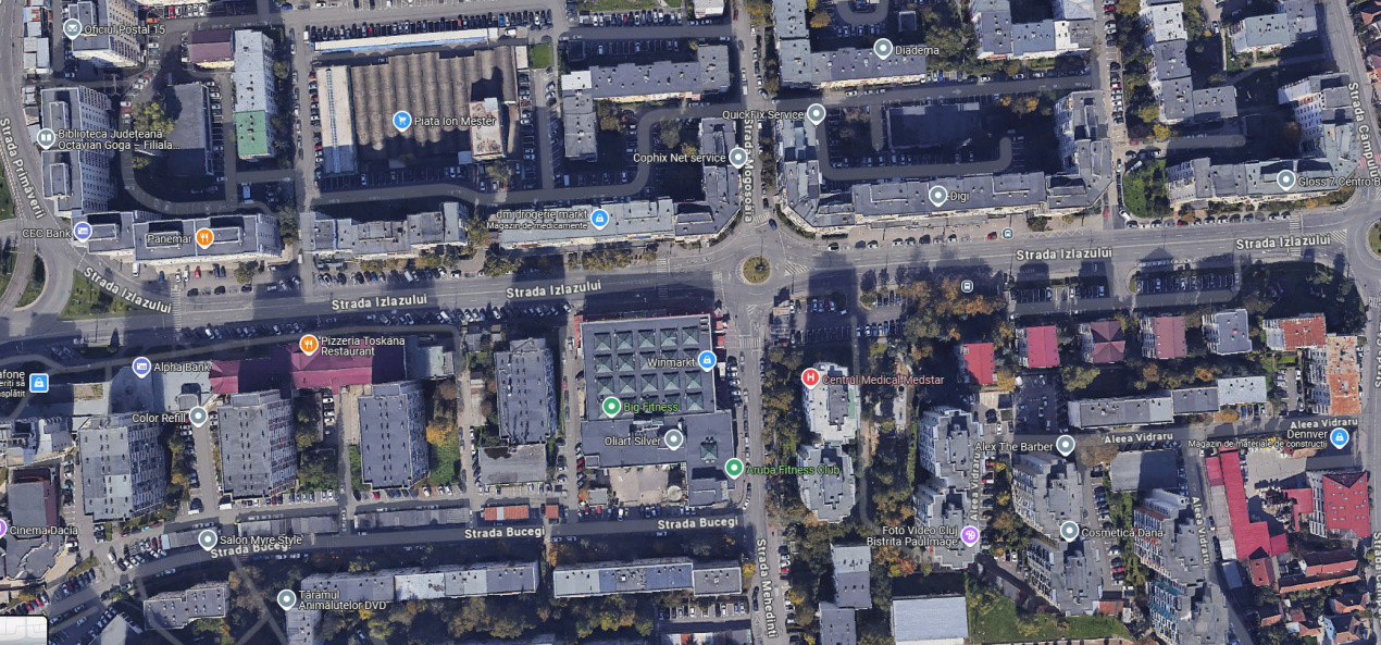 2 camere ,decomandat, 52 mp. zona str.Izlazului Manastur