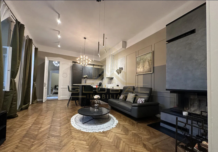 3 camere , LUX, Art Deco, 77 mp, cladire istorica , zona str.Traian, Centru