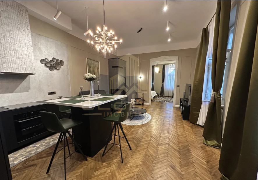 3 camere , LUX, Art Deco, 77 mp, cladire istorica , zona str.Traian, Centru