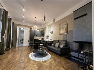 3 camere , LUX, Art Deco, 77 mp, cladire istorica , zona str.Traian, Centru