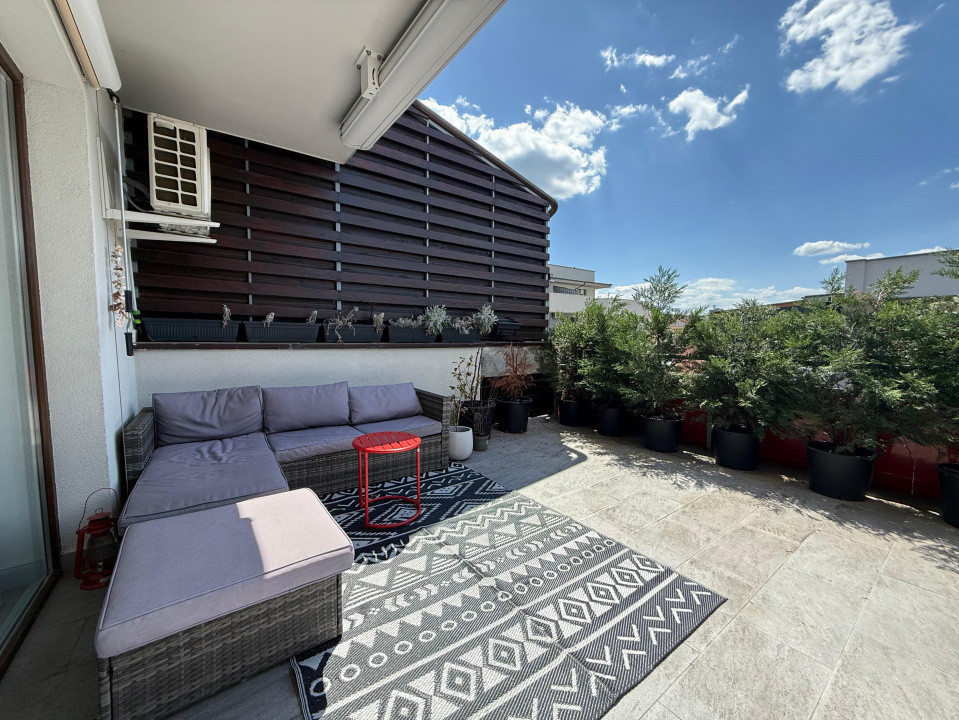 3 camere , Lux,75 mp, 45 mp, terasa, parcare, Buna-Ziua