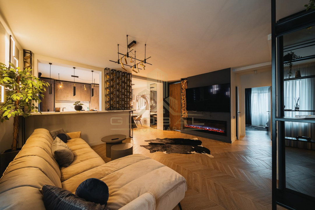 3 camere, LUX, 100 mp, 1 parcare, terasa, zona str. Buna Ziua