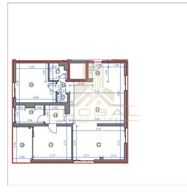 3 camere, LUX, 100 mp, 1 parcare, terasa, zona str. Buna Ziua