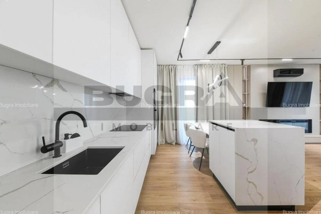 3 camere, LUX, 88 mp,  2 balcoane, parcare, zona str.Buna Ziua, Buna-Ziua