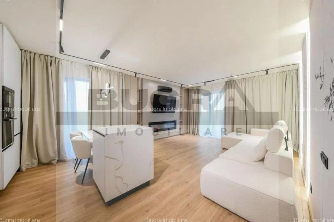 3 camere, LUX, 88 mp,  2 balcoane, parcare, zona str.Buna Ziua, Buna-Ziua