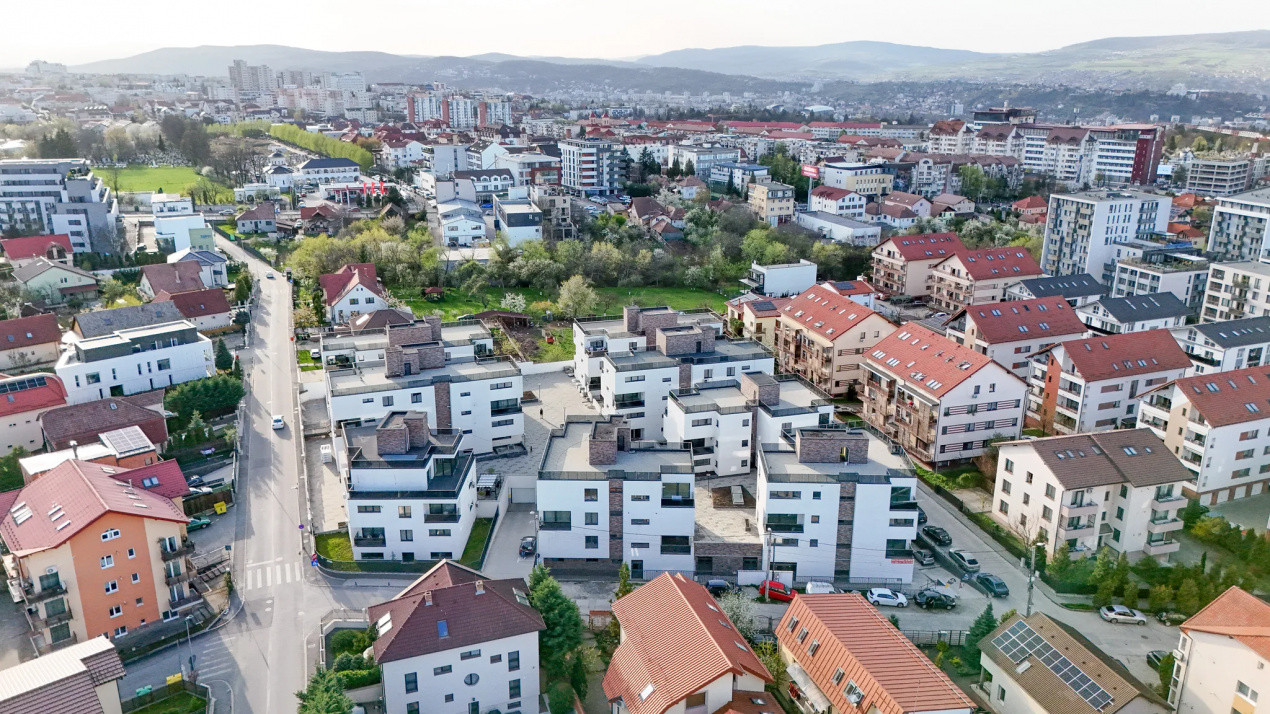3 camere, 77 mp. 28 mp terasa, TVA 10% garaj, Buna Ziua zona ELF