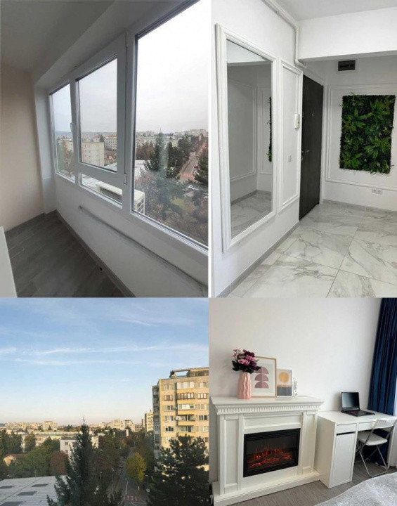 2 camere, decomandat, 40 mp,  balcon, zona Piata Hermes, Gheorgheni