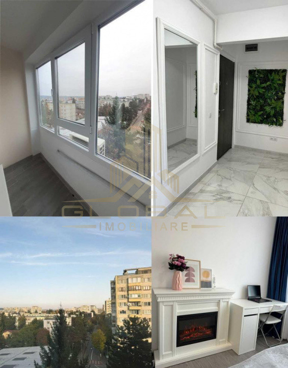 2 camere, decomandat, 40 mp,  balcon, zona Piata Hermes, Gheorgheni