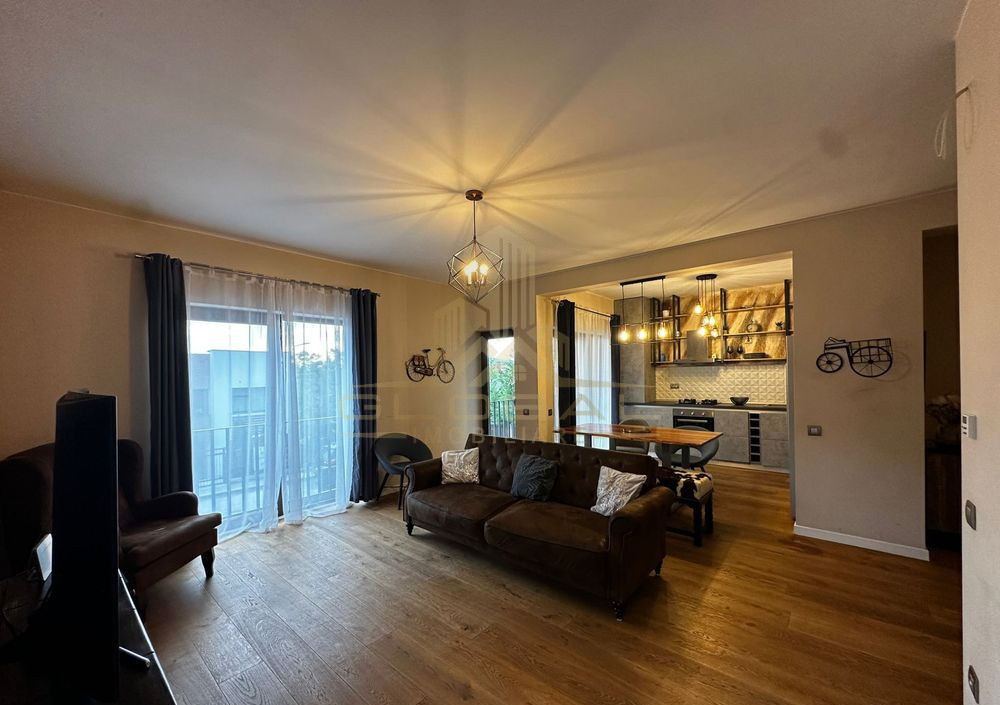 3 camere , vila/duplex , LUX, 78 mp, garaj, terasa, curte zona Gruia