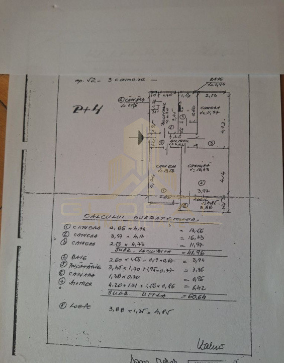 3 camere, decomandat, 63 mp, balcon, zona str.Scarisoara, Gheorgheni