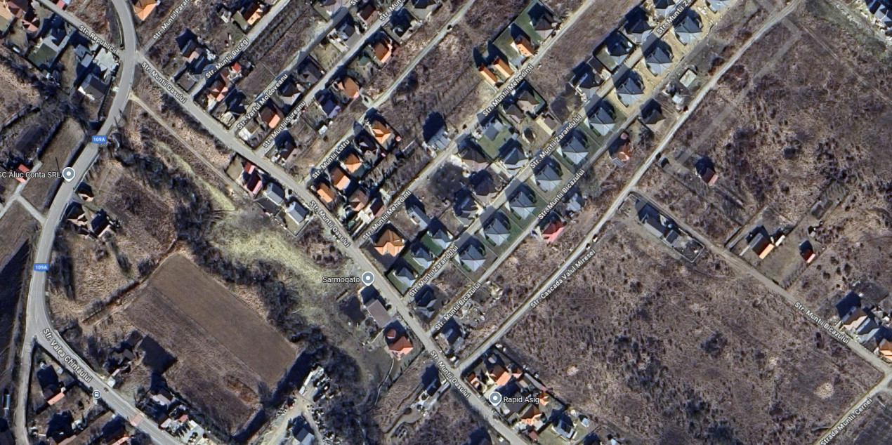 Teren Autorizabil, 603 mp.Intrare Chinteni str. Muntii Oasului