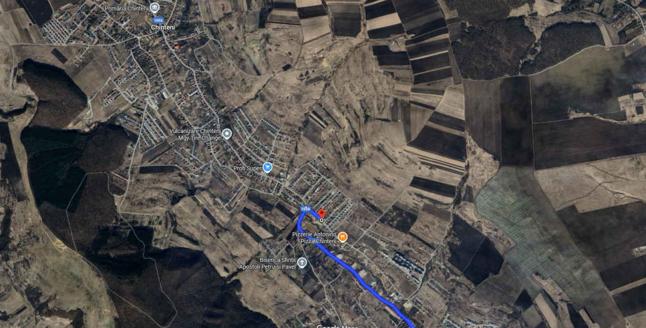 Teren Autorizabil, 603 mp.Intrare Chinteni str. Muntii Oasului