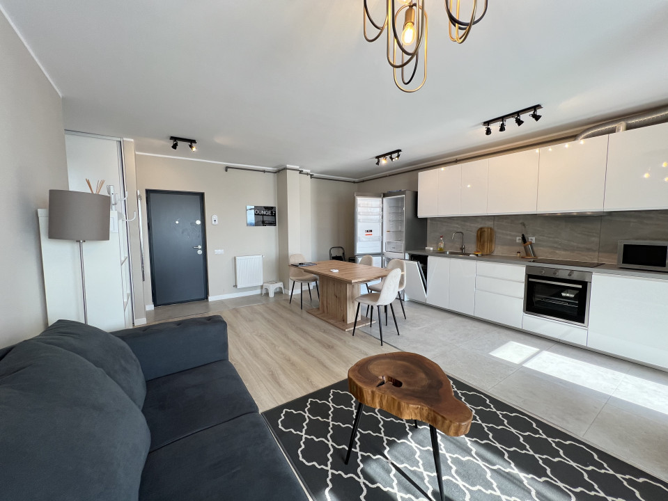 2 camere , Nou, 55 mp, 1 parcare , terasa ,Marasti , zona str. Rodnei