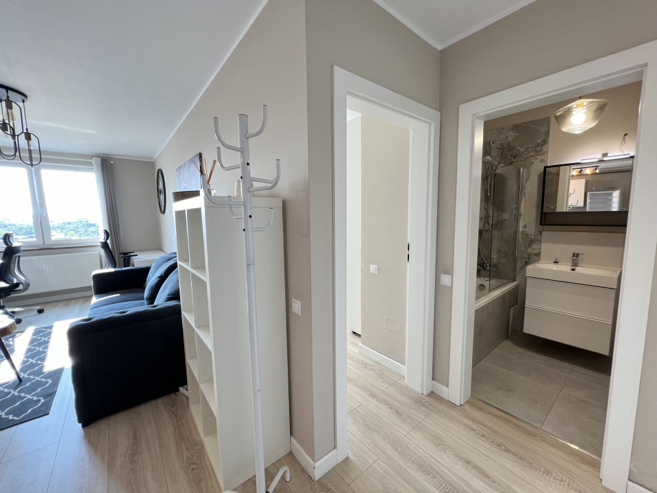 2 camere , Nou, 55 mp, 1 parcare , terasa ,Marasti , zona str. Rodnei