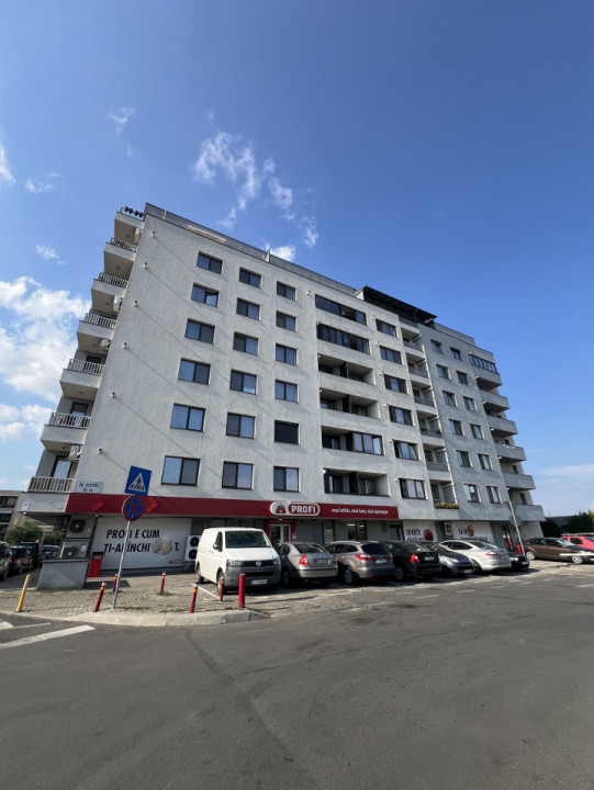 2 camere , Nou, 55 mp, 1 parcare , terasa ,Marasti , zona str. Rodnei