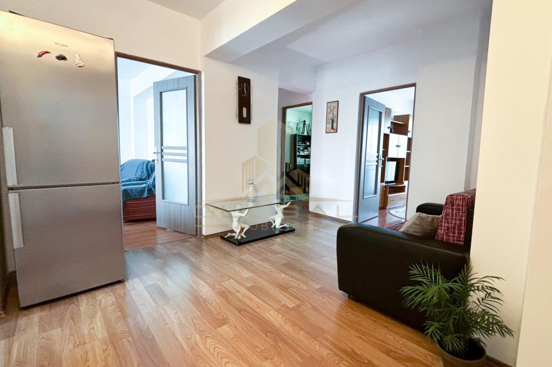 4 camere, 76 mp,  2 balcoane, zona Piata-Marasti, Marasti