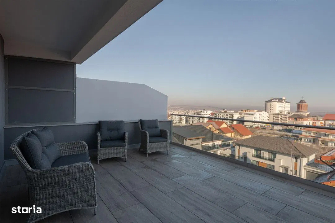 3 camere ,Lux, 82 mp, garaj, terasa 34 mp, zons str.Buna Ziua