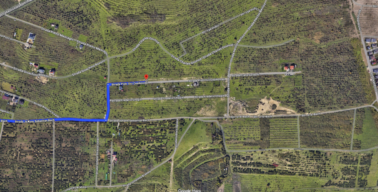 Teren intravilan Constructii, Panorama str.Piotr Ilici Ceaikovski Iris