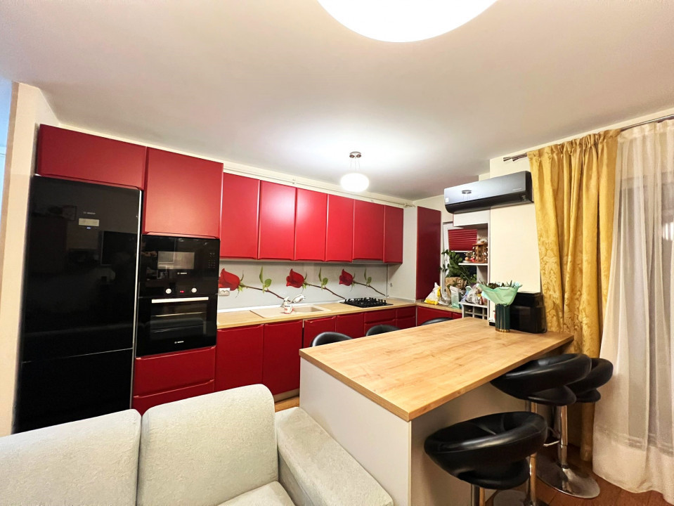 3 camere , 62 mp,  terasa, zona str.Buna Ziua ,  Bonjour Residance