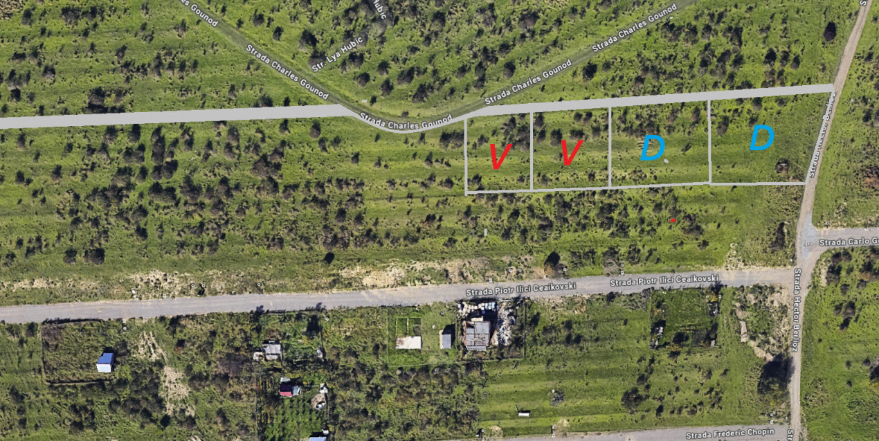 Teren intravilan Constructii, Panorama str.Piotr Ilici Ceaikovski Iris