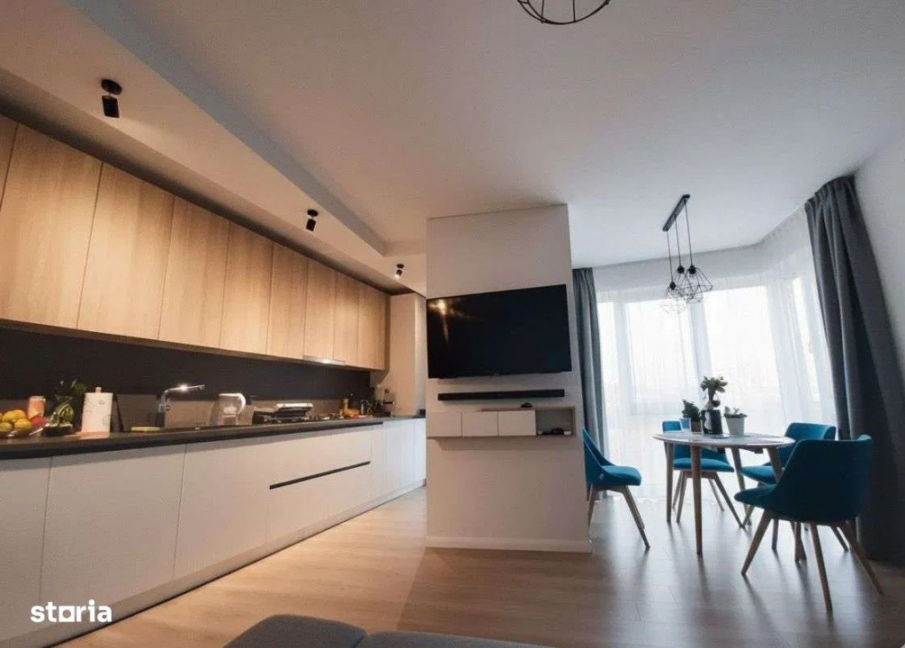 3 camere ,68 mp, Lux TOtul Nou, parcare, str.Anton pan, Semicentral