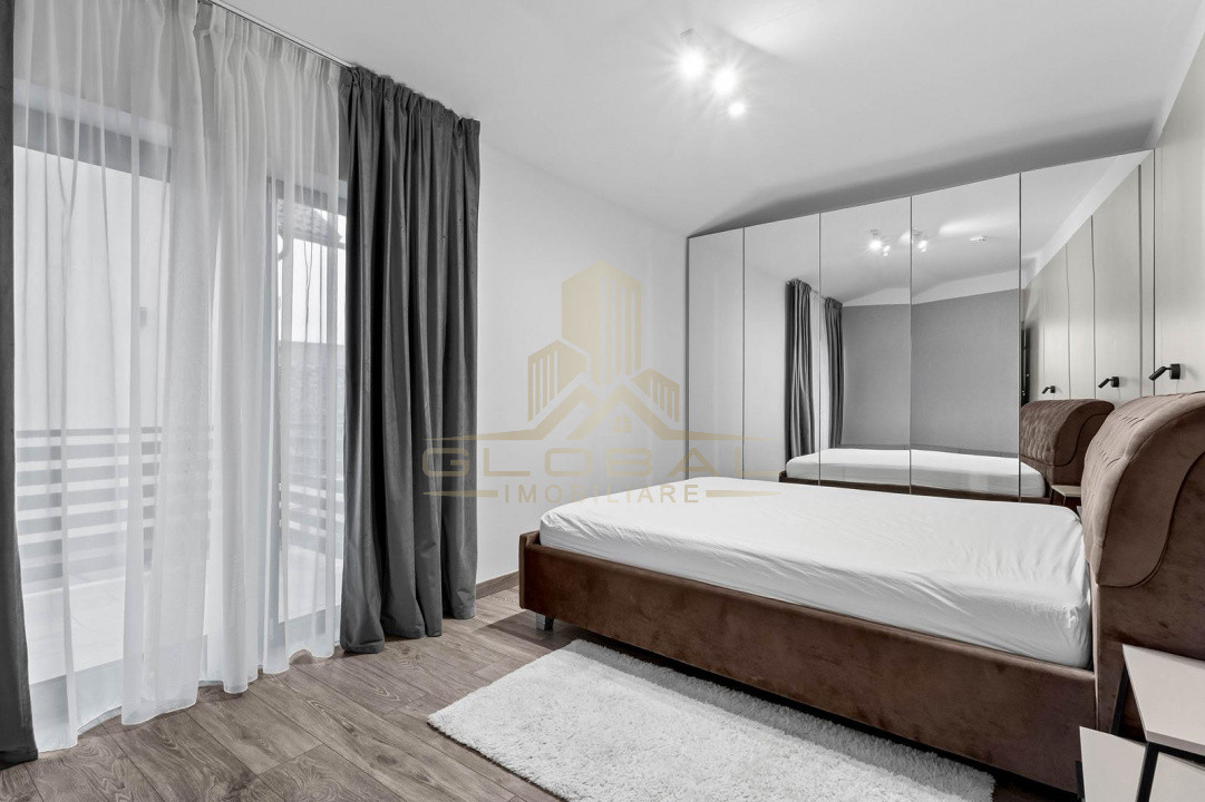 Vila cu 3 camere , 135 mp,  Lux, curte, 3 parcari , terasa , Iris 