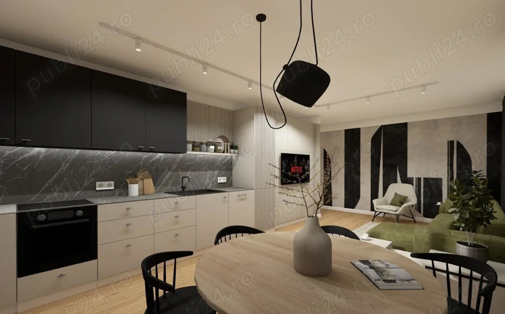 2, camere , decomandat , LUX 60 mp, 2 parcari , terasa 75 mp ,Iris .