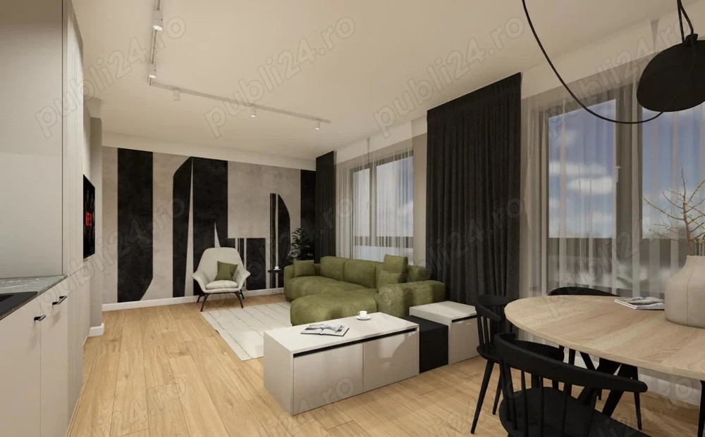 2, camere , decomandat , LUX 60 mp, 2 parcari , terasa 75 mp ,Iris .