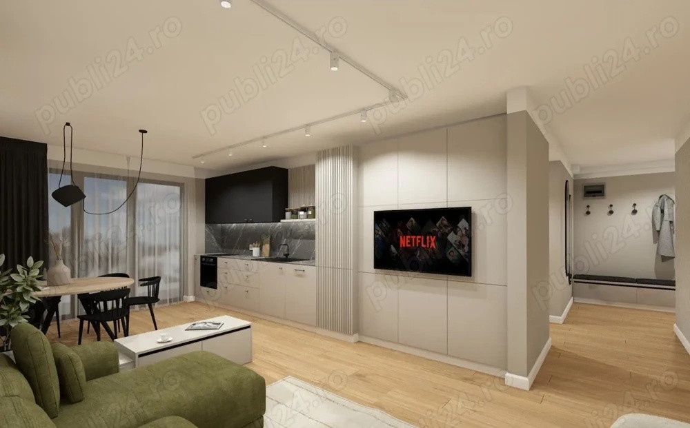 2, camere , decomandat , LUX 60 mp, 2 parcari , terasa 75 mp ,Iris .