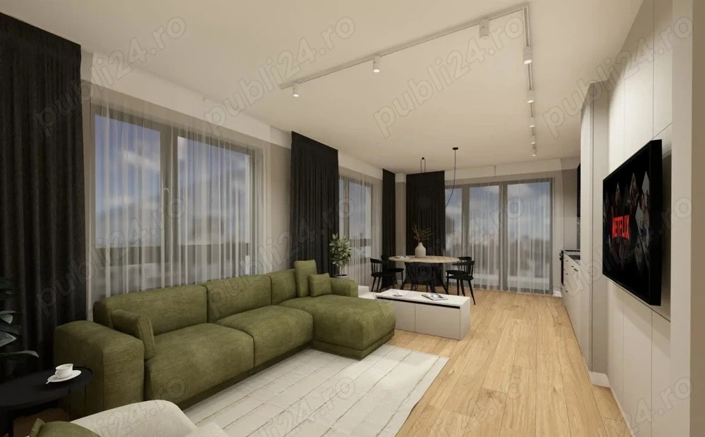 2, camere , decomandat , LUX 60 mp, 2 parcari , terasa 75 mp ,Iris .