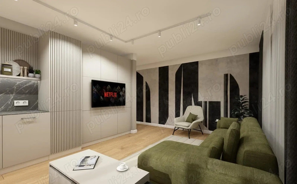 2, camere , decomandat , LUX 60 mp, 2 parcari , terasa 75 mp ,Iris .