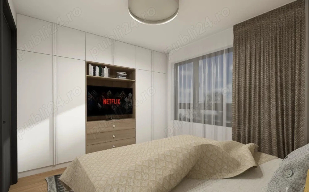 2, camere , decomandat , LUX 60 mp, 2 parcari , terasa 75 mp ,Iris .