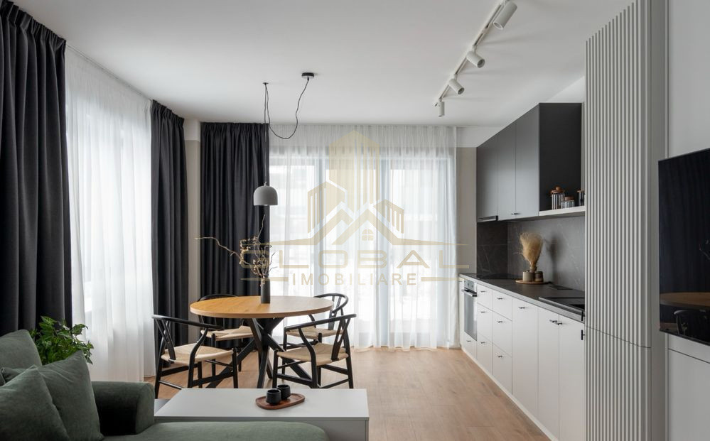 2 camere ,Lux , Ultrafinisat, 75 mp curte, 2 parcari  Marasti