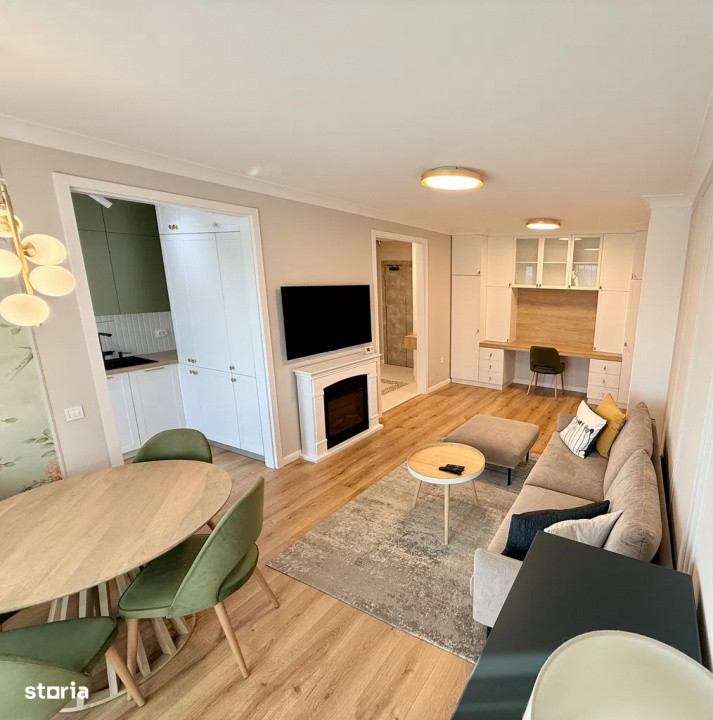 2 camere ,Lux, Ultrafinisat, 56 mp,  parcare terasa, Plopilor 